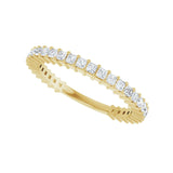 1 ct tw Shared-Prong Lab Grown Anniversary Band in 14K White Gold... - view 5