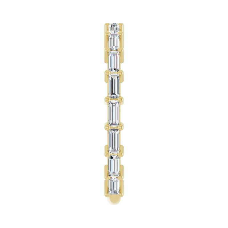 1 1/2 ct tw Shared-Prong Lab Grown Anniversary Band in 14K White ... - view 4