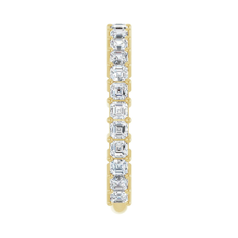 1 1/4 ct tw Shared-Prong Lab Grown Anniversary Band in 14K White ... - view 4