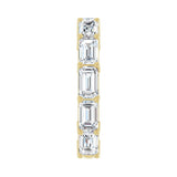 3 3/8 ct tw Shared-Prong Lab Grown Anniversary Band in 14K White ... - view 4