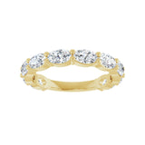 1 9/10 ct tw Shared-Prong Lab Grown Anniversary Band in 14K White... - view 3