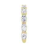 1 9/10 ct tw Shared-Prong Lab Grown Anniversary Band in 14K White... - view 4