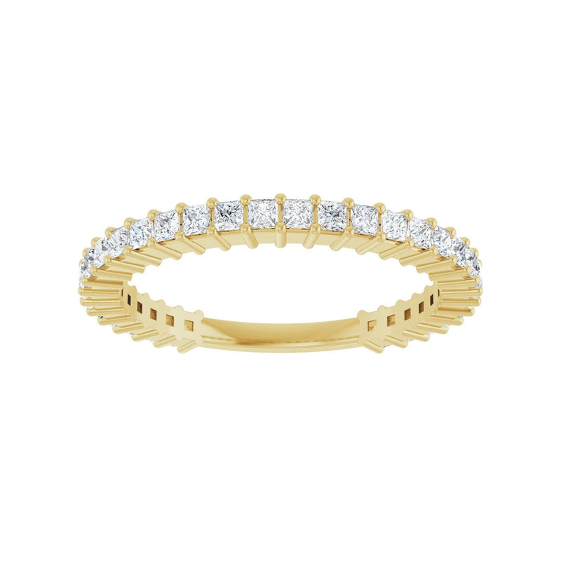 1 ct tw Shared-Prong Lab Grown Anniversary Band in 14K White Gold... - view 3