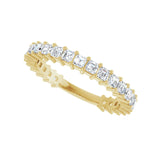 1 1/4 ct tw Shared-Prong Lab Grown Anniversary Band in 14K White ... - view 5