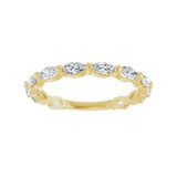 1 1/2 ct tw Shared-Prong Lab Grown Anniversary Band in 14K White ... - view 3