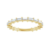 1 1/2 ct tw Shared-Prong Lab Grown Anniversary Band in 14K White ... - view 3