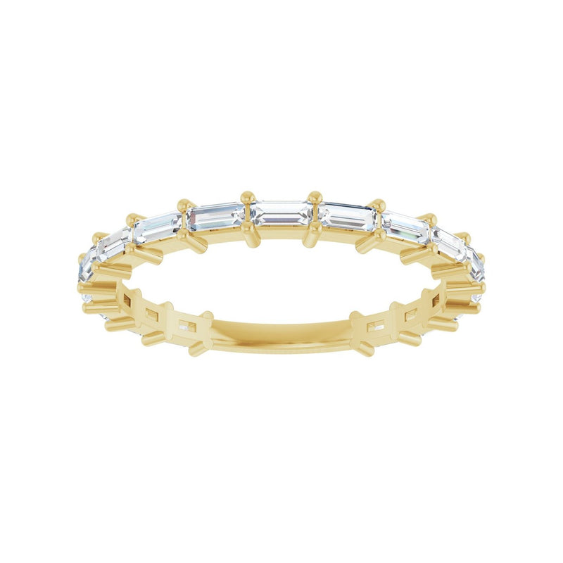 1 1/2 ct tw Shared-Prong Lab Grown Anniversary Band in 14K White ... - view 3