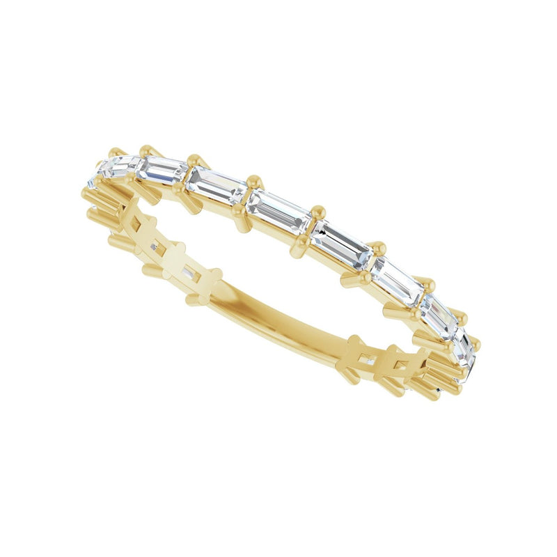 1 1/2 ct tw Shared-Prong Lab Grown Anniversary Band in 14K White ... - view 5