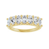 1 1/3 ct tw Diamond Lab Grown Anniversary Band in 14K White Gold... - view 3