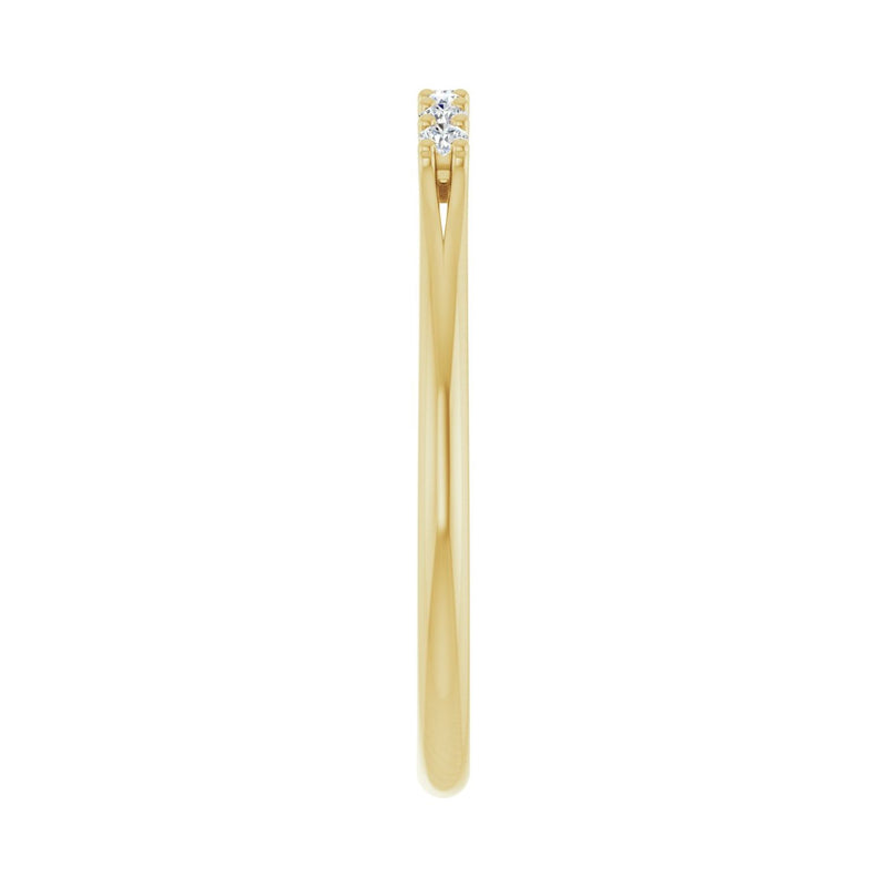 1 1/3 ct tw Diamond Lab Grown Anniversary Band in 14K White Gold... - view 4