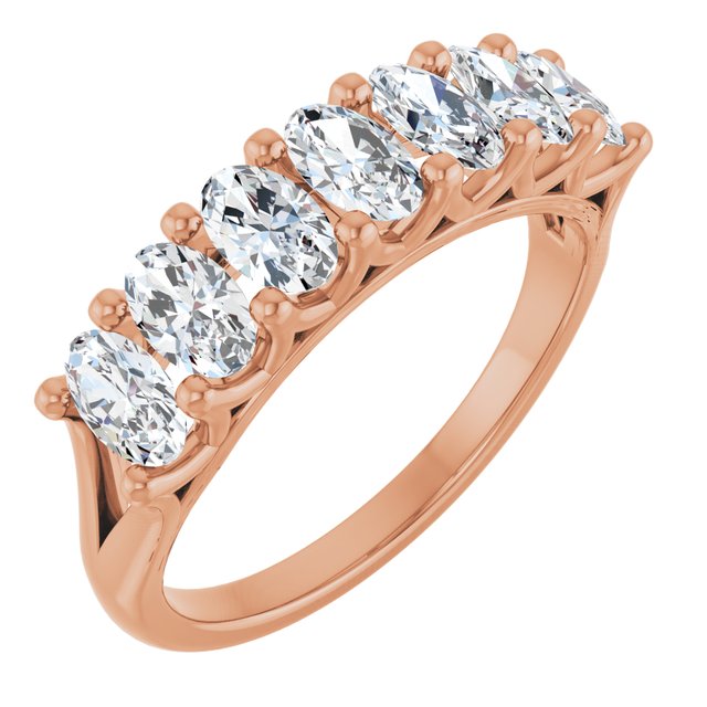 The Hildegard — Diamond Anniversary Band - Rose