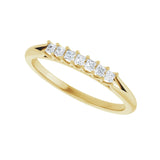 1 1/8 ct tw Diamond Lab Grown Anniversary Band in 14K White Gold... - view 5