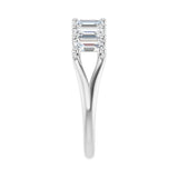 2 1/6 ct tw Diamond Lab Grown Anniversary Band in 14K White Gold... - view 4