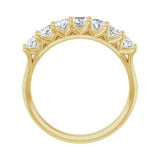 1 1/3 ct tw Diamond Lab Grown Anniversary Band in 14K White Gold... - view 2