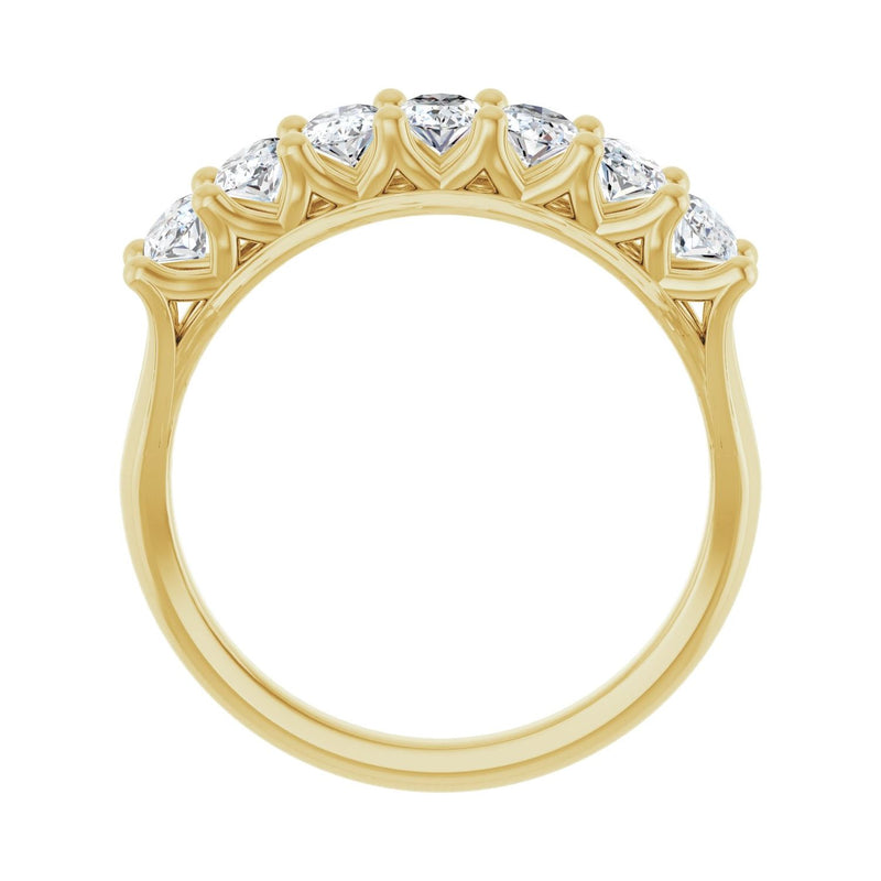 1 1/3 ct tw Diamond Lab Grown Anniversary Band in 14K White Gold... - view 2