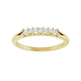 1 1/8 ct tw Diamond Lab Grown Anniversary Band in 14K White Gold... - view 3
