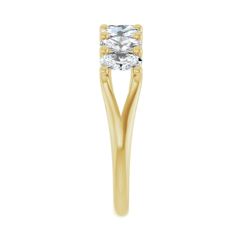 1 1/3 ct tw Diamond Lab Grown Anniversary Band in 14K White Gold... - view 4