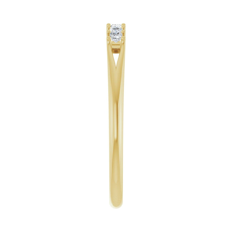 1 1/8 ct tw Diamond Lab Grown Anniversary Band in 14K White Gold... - view 4