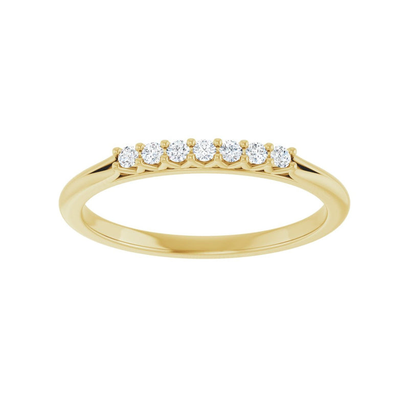 1 1/3 ct tw Diamond Lab Grown Anniversary Band in 14K White Gold... - view 3