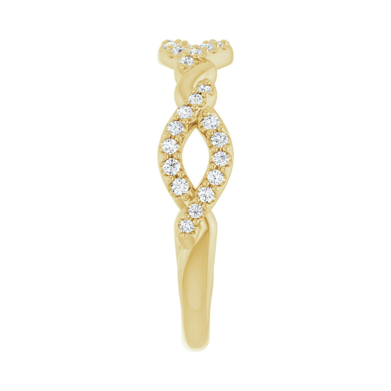 1/5 ct tw Diamond Lab Grown Anniversary Band in 14K White Gold... - view 4