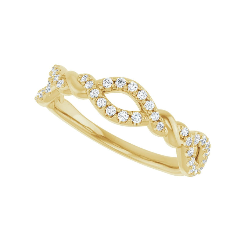 1/5 ct tw Diamond Lab Grown Anniversary Band in 14K White Gold... - view 5