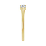 3/4 ct tw Three-Stone Lab Grown Anniversary Band in 14K White Gol... - view 4