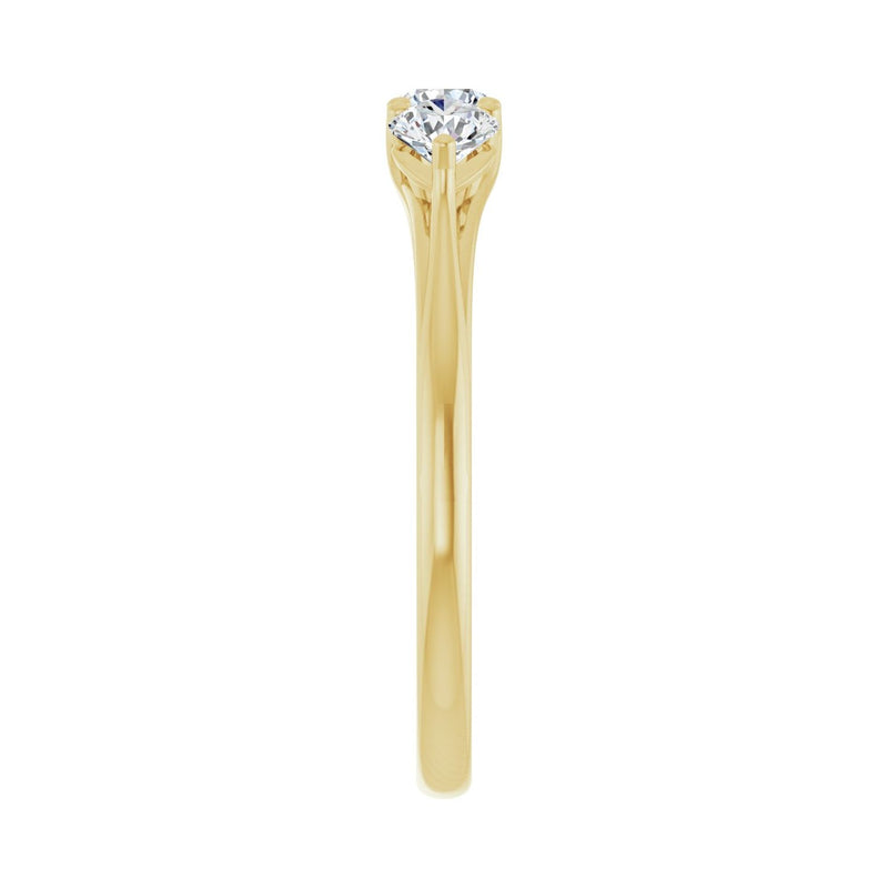 3/4 ct tw Three-Stone Lab Grown Anniversary Band in 14K White Gol... - view 4