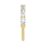 1 1/3 ct tw Diamond Lab Grown Anniversary Band in 14K White Gold... - view 4