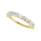 1 1/3 ct tw Diamond Lab Grown Anniversary Band in 14K White Gold... - view 5