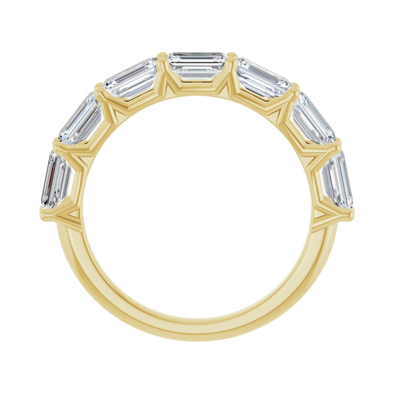 2 1/2 ct tw Diamond Lab Grown Anniversary Band in 14K White Gold... - view 2