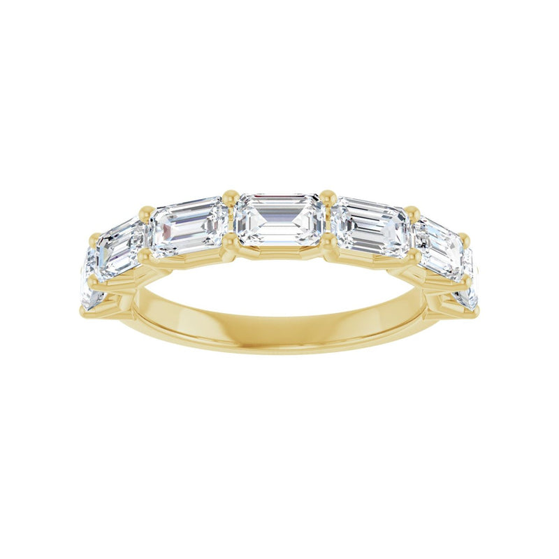 2 1/2 ct tw Diamond Lab Grown Anniversary Band in 14K White Gold... - view 3