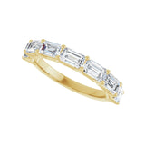 2 1/2 ct tw Diamond Lab Grown Anniversary Band in 14K White Gold... - view 5