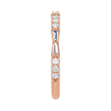 3/8 ct tw Diamond Lab Grown Anniversary Band in 14K White Gold... - view 4