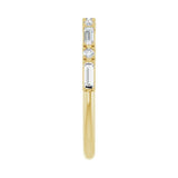 3/8 ct tw Diamond Lab Grown Anniversary Band in 14K White Gold... - view 4