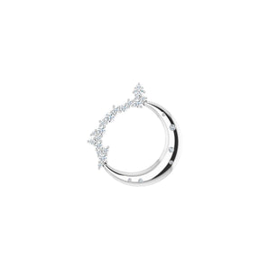 1/4 ct Round Lab Grown Diamond Solitaire Pendant in 14K White Gol...