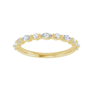 1/3 ct tw Diamond Lab Grown Anniversary Band in 14K White Gold... - view 3