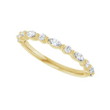 1/3 ct tw Diamond Lab Grown Anniversary Band in 14K White Gold... - view 5