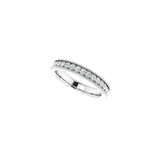 1 ct tw Diamond Lab Grown Anniversary Band in 14K White Gold... - view 5
