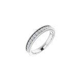 1 ct tw Diamond Lab Grown Anniversary Band in 14K White Gold...