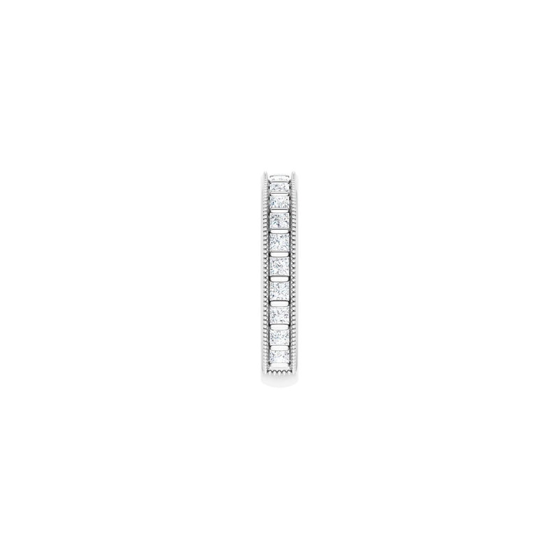 1 ct tw Diamond Lab Grown Anniversary Band in 14K White Gold... - view 4