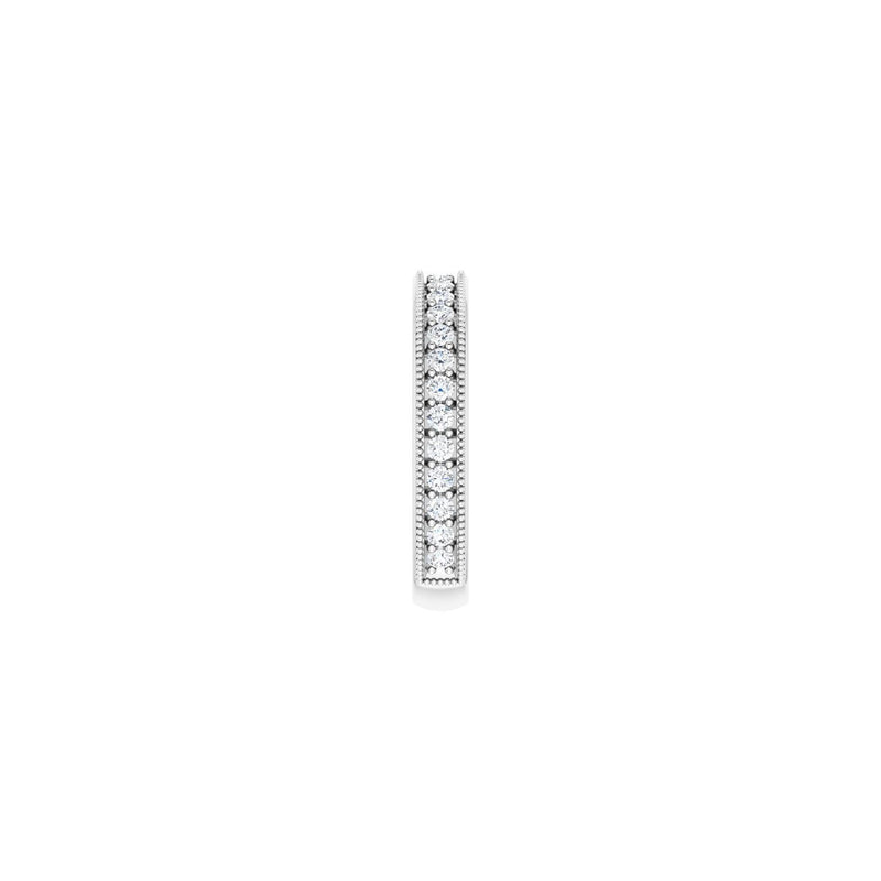 1 ct tw Diamond Lab Grown Anniversary Band in 14K White Gold... - view 4