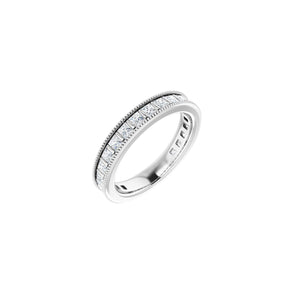 1 ct tw Diamond Lab Grown Anniversary Band in 14K White Gold...
