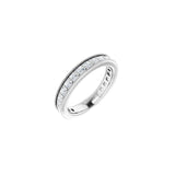 1 ct tw Diamond Lab Grown Anniversary Band in 14K White Gold...