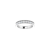 1 ct tw Diamond Lab Grown Anniversary Band in 14K White Gold... - view 3