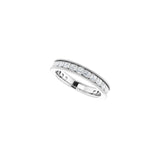 1 ct tw Diamond Lab Grown Anniversary Band in 14K White Gold... - view 5