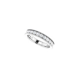 1 ct tw Diamond Lab Grown Anniversary Band in 14K White Gold... - view 5