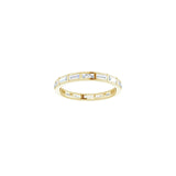 1 ct tw Eternity Channel-Set Lab Grown Anniversary Band in 14K Wh... - view 3