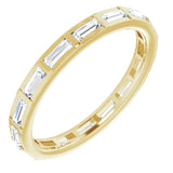 The Mizar — Eternity Channel-Set Anniversary Band - Yellow