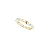1 ct tw Eternity Channel-Set Lab Grown Anniversary Band in 14K Wh... - view 5