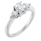 The Sola — Three-Stone Engagement Ring